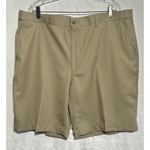 PGA Tour Other - PGA Tour Golf Shorts Mens Tan 42" Waist Polyester Walking Sport Casual‎ Dress